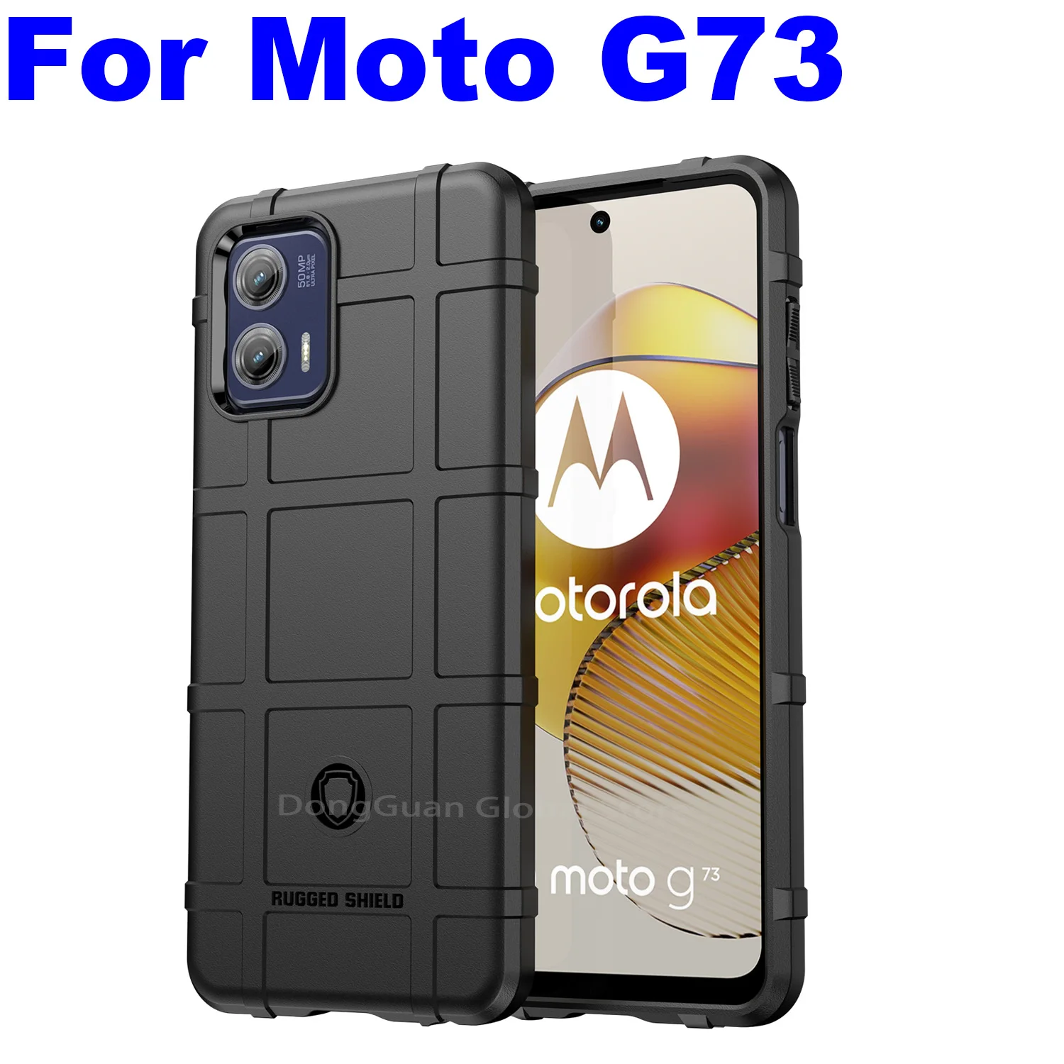 Прочный защитный противоударный бронированный чехол для Motorola Moto G73 Чехол для корпуса