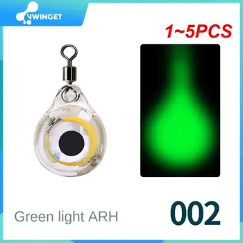 1 ~ 5ШТ 1-мини-светильник для рыболовной приманки, светодиодный светильник для рыбалки в форме подводного глаза, приманка-аттракцион, светящаяся лампа для рыбы-приманки  5