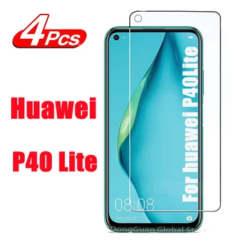 2/4 шт. для Huawei P40Lite 9H Закаленное стекло для Huawei P40 Lite Защитная стеклянная пленка для экрана  10