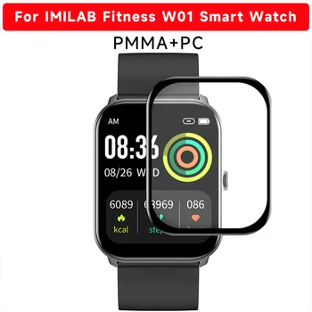 3D Пленка Из Закаленного Мягкого Стекла Для Часов IMILAB W01 Smart Watch Фитнес-Трекер Протектор Экрана для Аксессуаров IMILAB W01  10