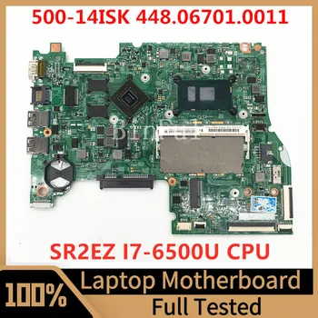448,06701,0011 Материнская плата для ноутбука Lenovo YOGA 500-14ISK Материнская плата 14292-1 с процессором SR2EZ I7-6500U N16S-GT-S-A2 100% Протестирована НОРМАЛЬНО  4