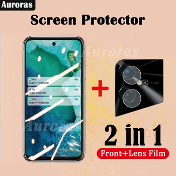 Auroras 2-в-1 Для Tecno Pova Neo 3 2 Экран Из закаленного HD Стекла Пленка Для Защиты Объектива Пленка Для Tecno Pova 5 Pro Free Fire Protector  5