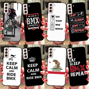 BMX Bike Extreme Sport Мягкий Чехол Для Samsung Galaxy S21 Ultra S22 Plus Note 20 Ultra S8 S9 S10 Plus S20 FE Case  5