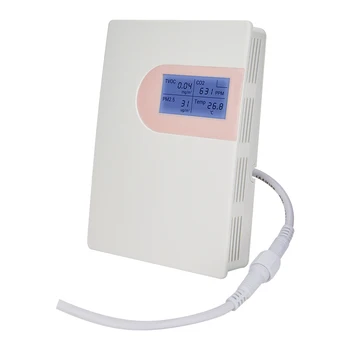 CRK-S6 Многопараметрический монитор качества воздуха PM2.5, формальдегида, TVOC CO2, CO, PM10, температуры и влажности  10