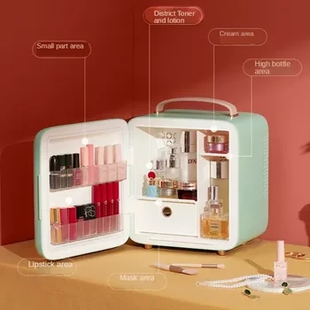 GEVILAN Beauty Refrigerator Маска для ухода за кожей, косметика, Мини-холодильник, интеллектуальное сохранение постоянной температуры 220 В  10