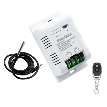 Tuya Wifi Smart Интеллектуальный переключатель мониторинга Переключатель контроля температуры 16A 3000 Вт  5