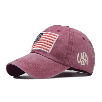 Бейсболка с модным американским флагом, камуфляжная кепка с отскоком, армейский костяной водитель грузовика  4