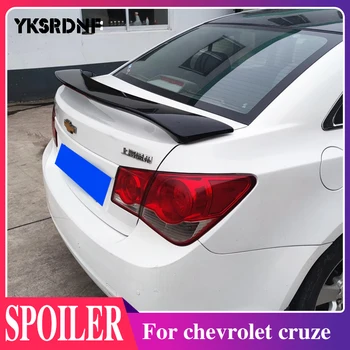 Для Chevrolet cruze, спойлер 2009-2014, Материал ABS, Цвет грунтовки заднего крыла, задний спойлер, спойлер заднего крыла со светодиодной подсветкой  2