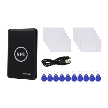 Дубликатор записи RFID-считывателя, NFC-считыватель, программатор смарт-карт, Декодер карт доступа, записываемые карты T5577 UID Fobs  4