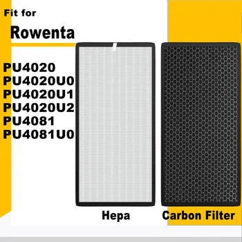 Замена HEPA и Угольного Фильтра XD6074U0 XD6065U0 для Воздухоочистителя Rowenta PU4020 PU4020U0 PU4020U1 PU4020U2 PU4081 PU4081U0  0