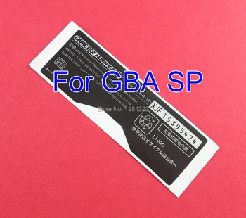 Замена для консоли GameBoy GBA SP Задняя бирка для Gameboy SP Label Наклейка 10 шт./лот  10
