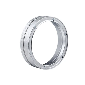 Кольцо для дозирования кофе Эспрессо - сменное кольцо для кофейного фильтра, Магнитная воронка для дозирования кофе Эспрессо, серебро 51 мм  10