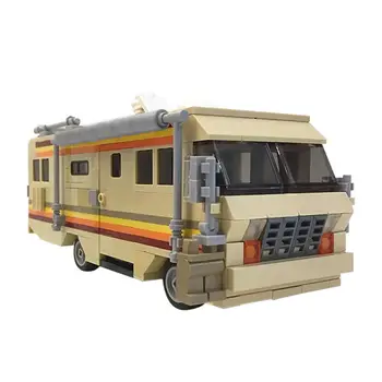 Культовая модель дома на колесах RV из телешоу 478 штук, набор строительных игрушек MOC Build  10