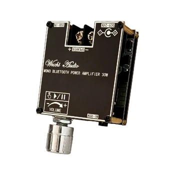 Модуль АудиоУсилителя ZK-301B Mono 30W BT5.3 Поддерживает Настоящую Беспроводную Парную коробку Diy Simple Mono Amplifier Board  10