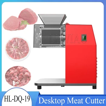 Настольная машина для нарезки мяса из нержавеющей стали Электрическая Машина для нарезки мяса 220 В Коммерческая машина для резки мяса  10