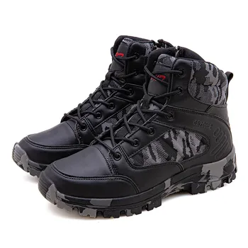 Новые мужские военные тактические ботинки для пустыни, мужская уличная водонепроницаемая походная обувь, кроссовки для мужчин, нескользящая одежда, Спортивная обувь для скалолазания  10
