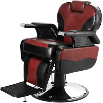Новый дизайн Принимает парикмахерское кресло с пользовательским логотипом для парикмахерской, вращающееся многофункциональное кресло для стрижки волос с высокой отдачей  10
