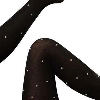 Носки для взрослых, Бархатные, со стразами, осенне-зимнего цвета, Жаккардовая открытка с однотонными милыми японскими носками  10