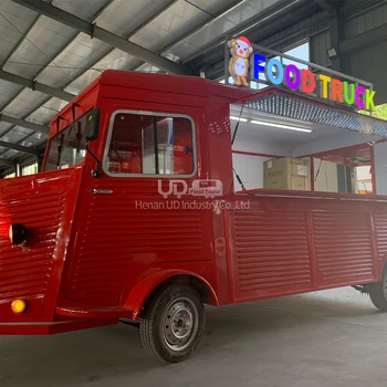 Оптовая цена Citroen Food Truck для продажи Индивидуальный мобильный ресторан Тележка для пиццы с хот-догами из нержавеющей стали  10