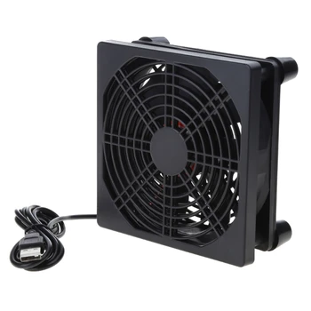 Портативность Охлаждающий вентилятор коробки маршрутизатора Удобный USB-вентилятор Высокая совместимость Радиатора маршрутизатора Хороший вентилятор для отвода тепла  3