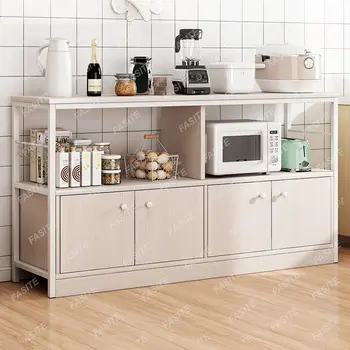 Простые деревянные кухонные шкафы, Современная кухонная мебель, Домашний кухонный буфет, Шкаф для хранения чая, Винный шкаф для гостиной  5