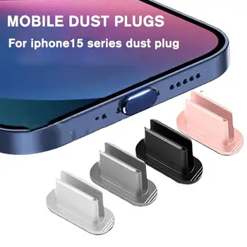 Пылезащитный Штекер Для iPhone 15 /15Pro/15 Pro Max /15Plus Заглушки Для Зарядного Порта Пробка Для Защиты Мобильного Телефона 2023 Новый  5