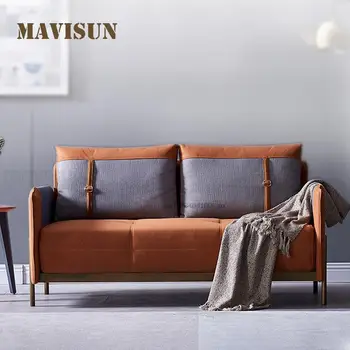 Раскладной диванчик для гостиной из технической ткани Многофункциональная мебель из губчатого материала с высокой плотностью отскока Диван-кровать Складной  5