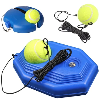 Сверхмощное основание для теннисных тренажеров с эластичной веревкой Для самостоятельной тренировки с мячом, устройство для спарринга партнера-тренера по теннису с отскоком  5