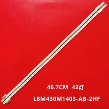 Светодиодная лента подсветки 42 лампы Для KDL-43W755C LBM430M1403-AA-2HF AB B121ESH11  5