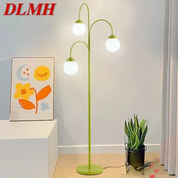 Современный торшер DLMH в скандинавском стиле, круглый стеклянный креативный простой светильник, светодиодный декор для дома, гостиной, спальни  5