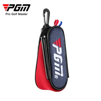 Сумка для гольфа PGM, Мужская и Женская Легкая Маленькая Поясная сумка, Магнитная сумка, Вешалка для мини-мячей, вмещающая два мяча  10