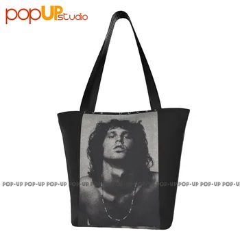 Сумки Doors Jim Morrison в стиле ретро, сумка для покупок из полиэстера высокого качества  10