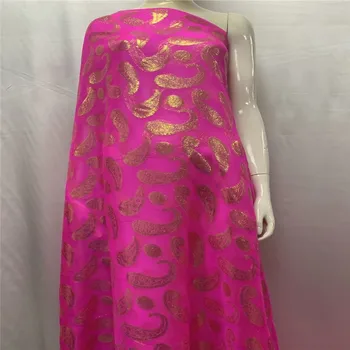Хорошее качество, самая красивая шелковая кружевная ткань, атлас для женского платья, 100% натуральный шелковый материал, ткань с золотым принтом LXE41  4