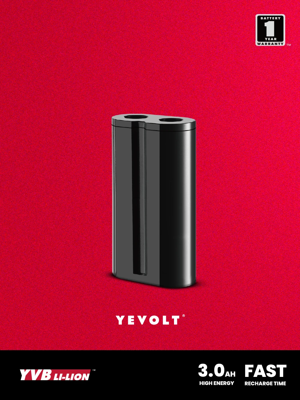 YEVOLT YVLL3DB4VH3 3000 мАч, заряжаемый литий-ионный аккумулятор для 3-х/4-х плоскостных лазерных нивелиров