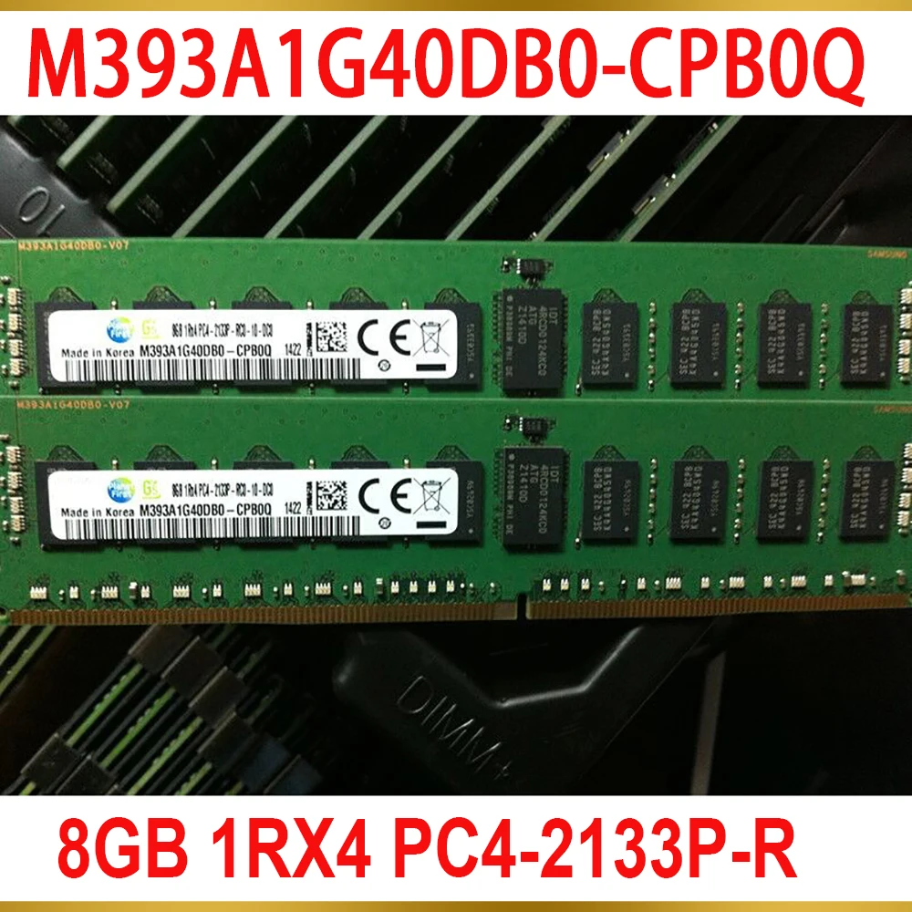 1шт для Samsung RAM 8GB 1RX4 PC4-2133P-R 2133 Серверная Память DDR4 M393A1G40DB0-CPB0Q 