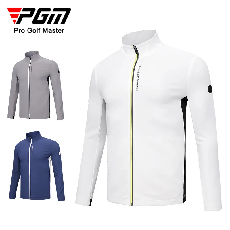 Мужская Верхняя одежда PGM Golf С длинным рукавом, Осенне-Зимняя Теплая Легкая Внутренняя куртка С подогревом