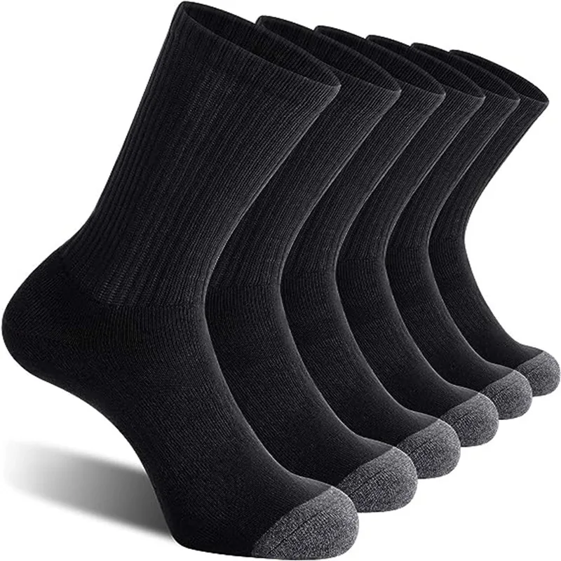 5 пар мужских носков для повседневной носки Хлопчатобумажные Тонкие классические легкие носки Однотонные повседневные Мягкие дышащие деловые носки