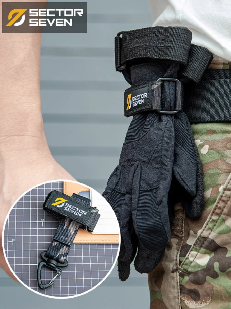 Многофункциональная пряжка для перчаток из нейлоновой лямки, уличные тактические перчатки, хранение альпинистской веревки, крюк для защиты от потери, Новый
