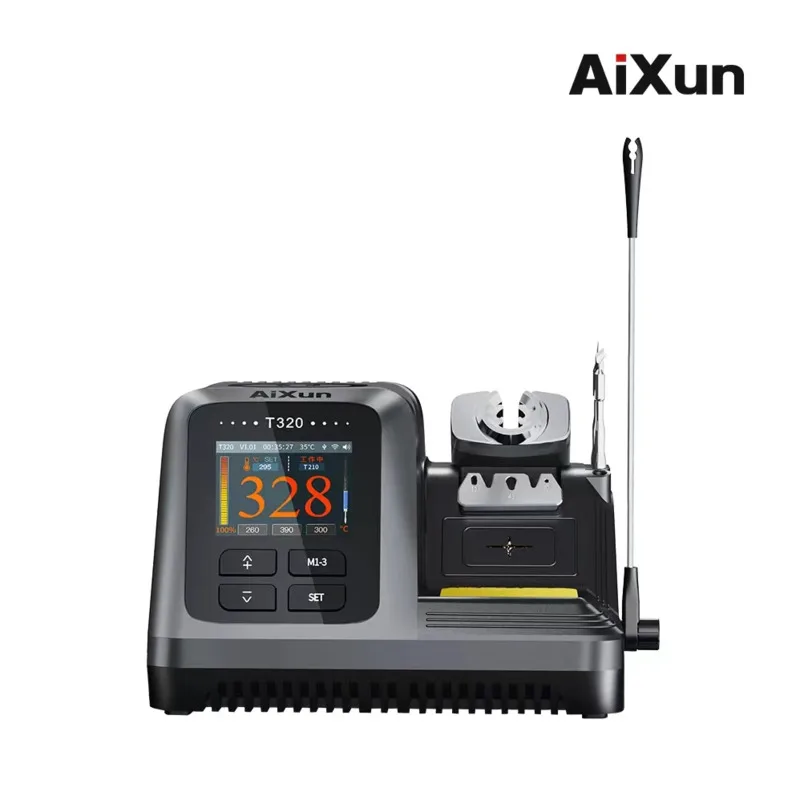 Оригинальная Паяльная Станция AIXUN Precision Intelligent Rework Tools Точный Контроль Температуры t320 При работе горячим Воздухом
