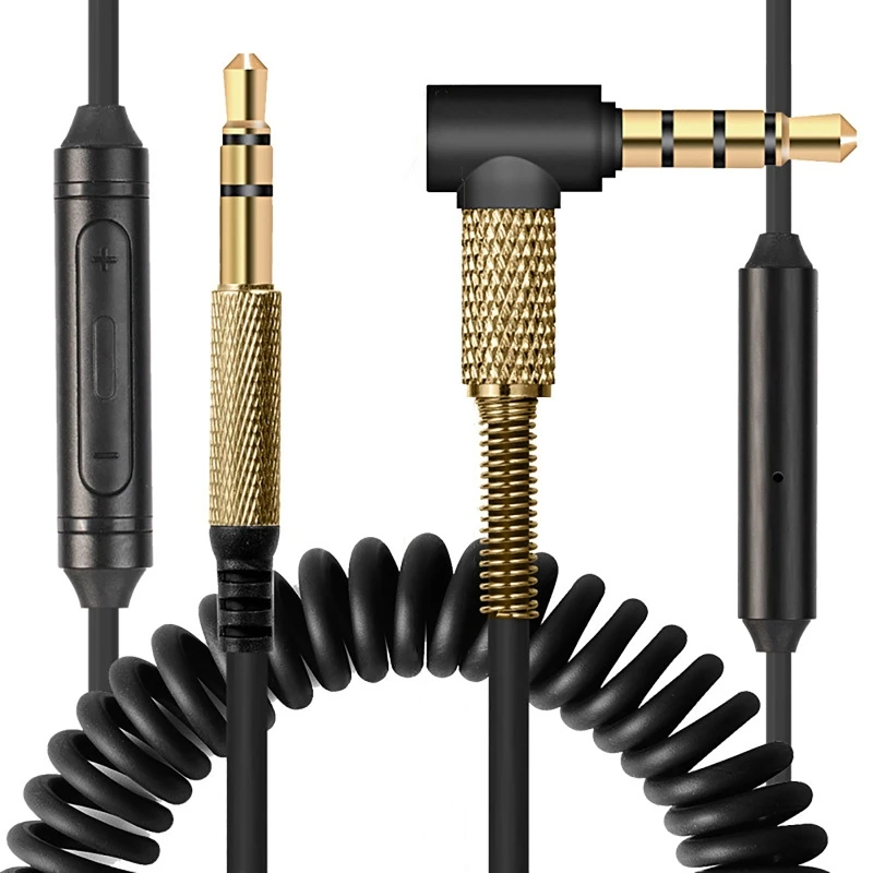 Сменный кабель для наушников Marshall II с 2 и 3 мониторами Шнур с микрофоном Регулятор громкости челнока