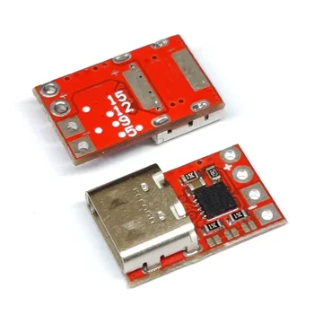 1 шт. USB Type-C PD2.0 от 3,0 до постоянного тока Модуль обнаружения опрашивающего устройства для быстрой зарядки-приманки  4