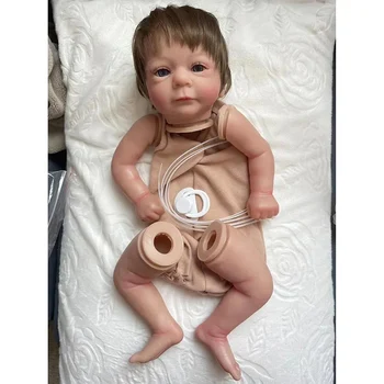 19-дюймовый комплект для новорожденных Felicia Популярное милое личико с волосами до корней, 3D-раскрашенная кожа со множеством видимых вен, незаконченные детали куклы  0