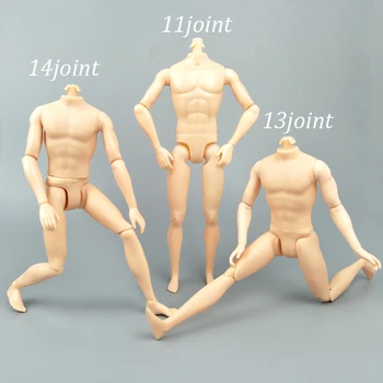 1шт 26 см Подвижное шарнирное тело куклы для мальчика-куклы Кен 1/6 Мужское обнаженное тело для парня Барби-обнаженной куклы Кен, обучающие игрушки 