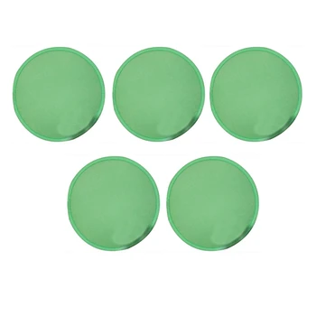 5X складной круглый веер-зеленый  10