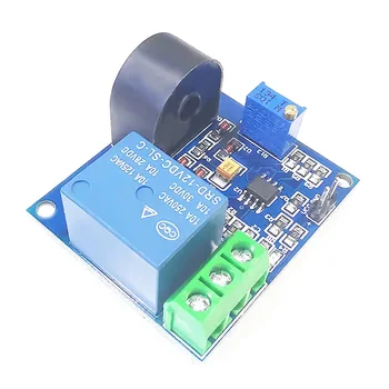 DC12V 0-5A модуль датчика защиты от перегрузки по току Датчик обнаружения переменного тока Выходной сигнал переключения реле для платы arduino  2
