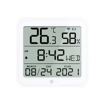 ITH-20 Доступный Цифровой гигрометр, электронный термометр температуры и влажности для внутренней и наружной метеостанции  5