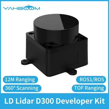LD06 Lidar LD19 D300 Портативный Лазерный 3D-сканер 360 ° DTOF с дальностью действия 12 м Поддержка ROS ROS2 Raspberry Pi Jetson Robotics Mapping Избегайте  5