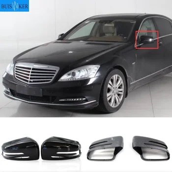Автомобильное Зеркало заднего Вида с черным Корпусом L/R Для Mercedes-Benz C-Class W176 W246 W204 W212 W221 CLS X156 C117  5