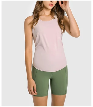 Альтернативные варианты бренда Lulu, облегающая майка Sculpt, футболка для бега, рубашка для йоги, охотничий жилет  5