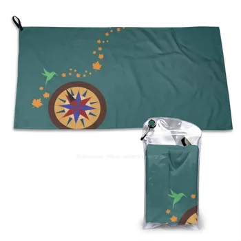 Быстросохнущее пляжное полотенце из микрофибры Pocahontas  5